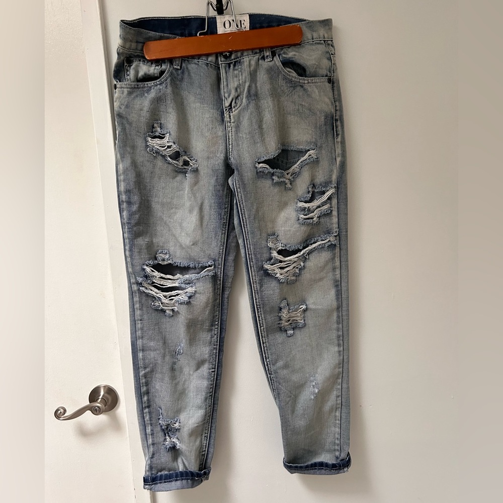 ONE awesome baggies, low waist, medium rise, relaxed leg jeans